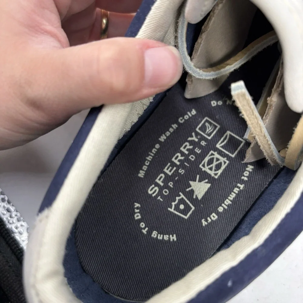 Sperry AO 2-Eye Top Sider Navy Boat Shoes Women's  Lace Up Comfort